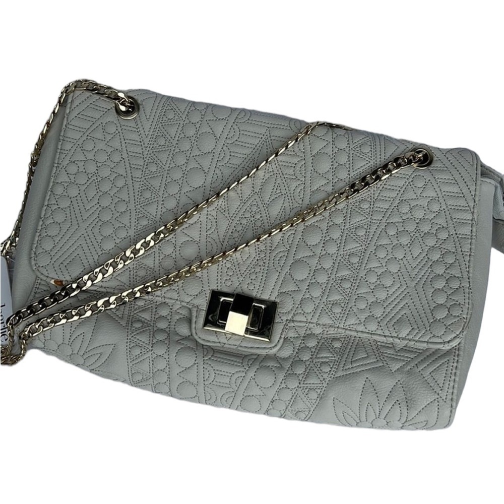 Charming Charlie faux leather flip lock chain shoulder bag NEW